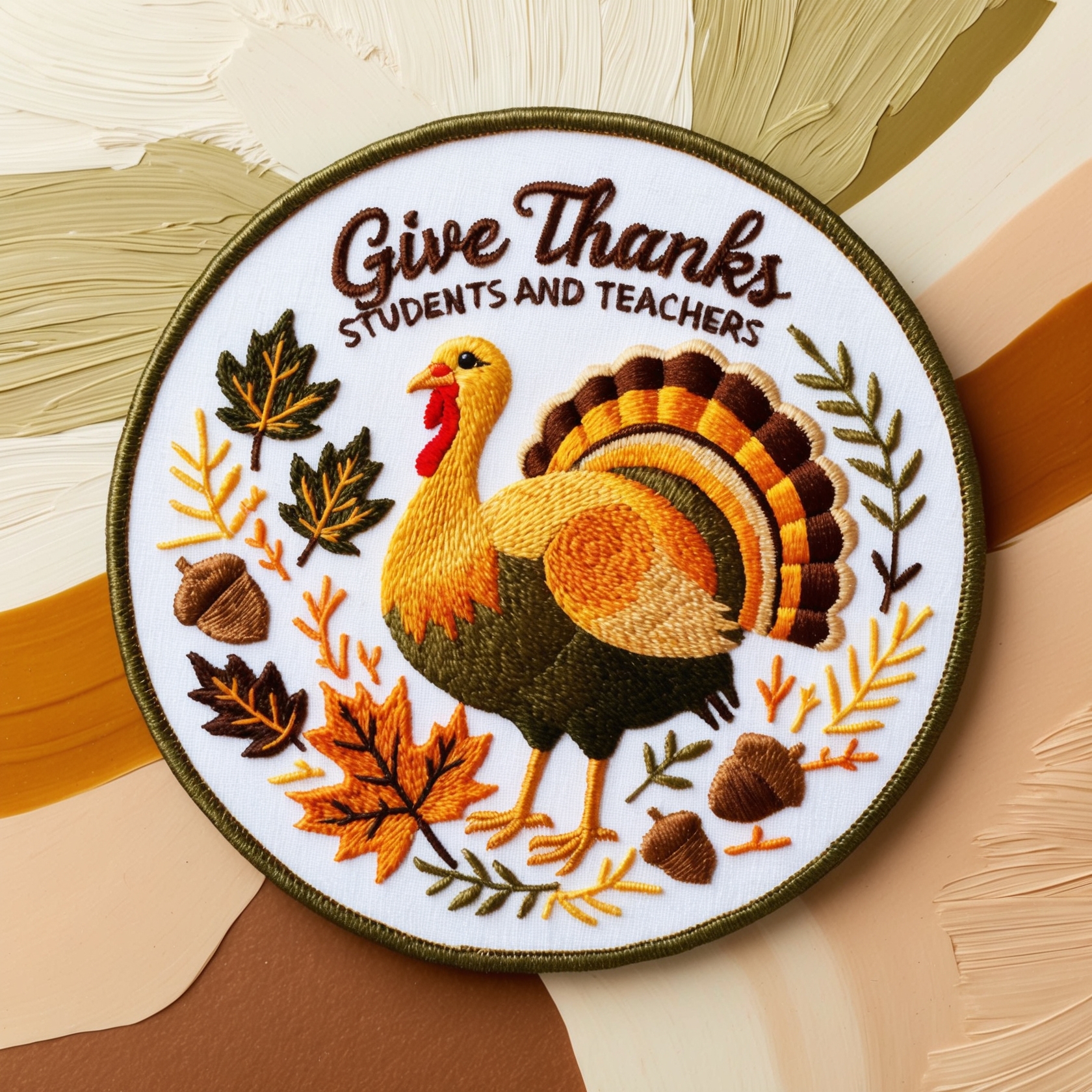 custom Thanksgiving patches