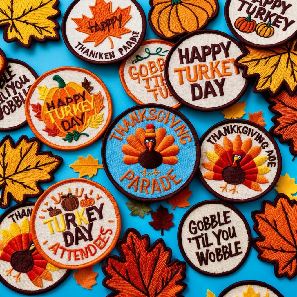 custom Thanksgiving patches