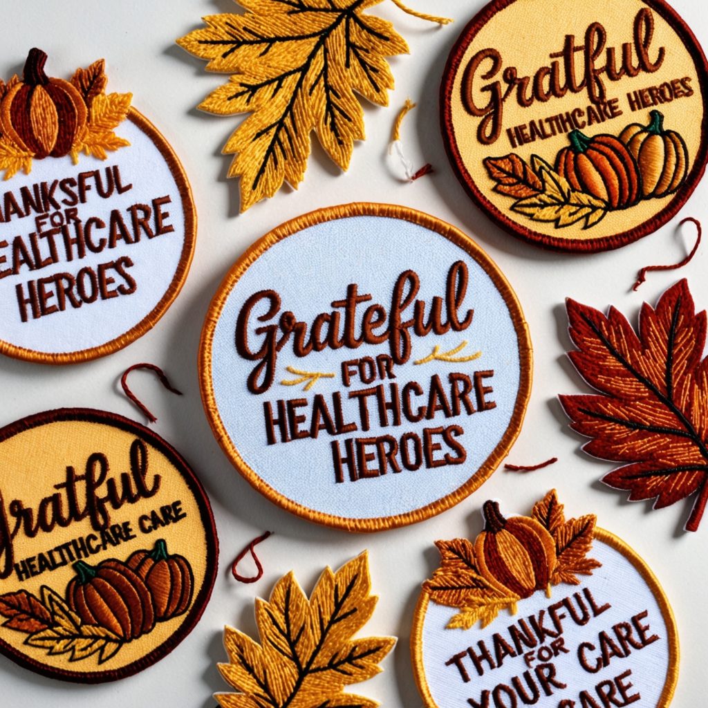 custom Thanksgiving patches